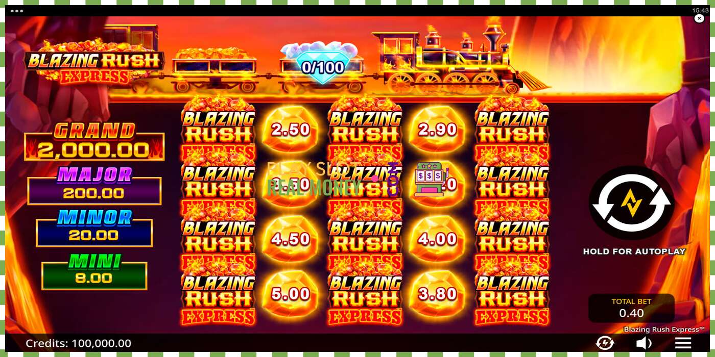 Слот Blazing Rush Express на реальные деньги, картинка - 1