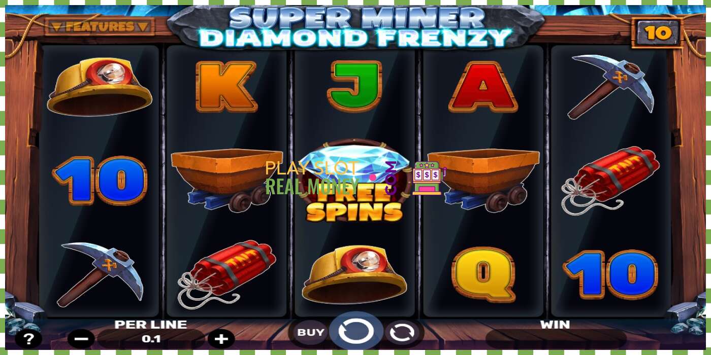 Spår Super Miner - Diamond Frenzy för riktiga pengar, bild - 1