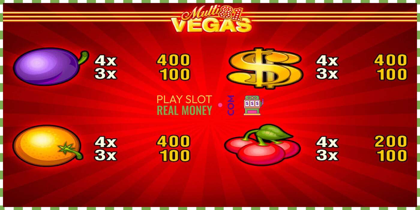 Слот Multi Vegas 81 на реальные деньги, картинка - 3