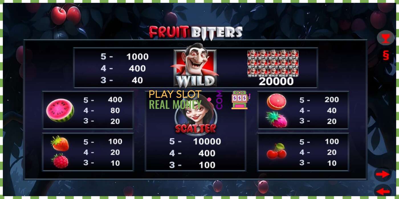 Слот Fruit Biters на реальные деньги, картинка - 4