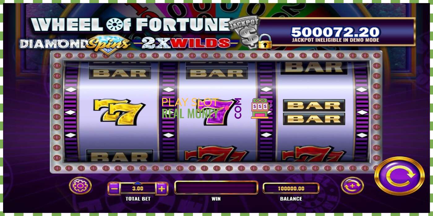 Слот Wheel of Fortune Diamond Spins 2x Wilds на реальные деньги, картинка - 1