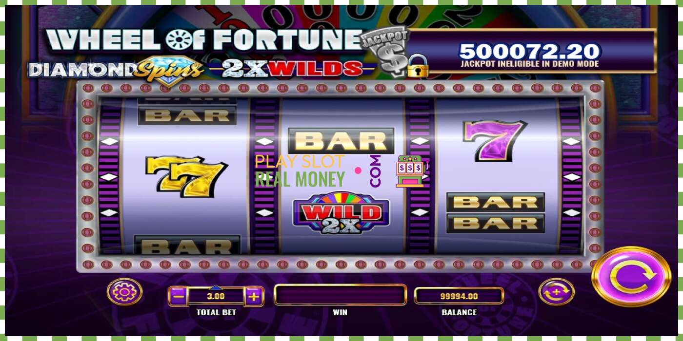 Слот Wheel of Fortune Diamond Spins 2x Wilds на реальные деньги, картинка - 2