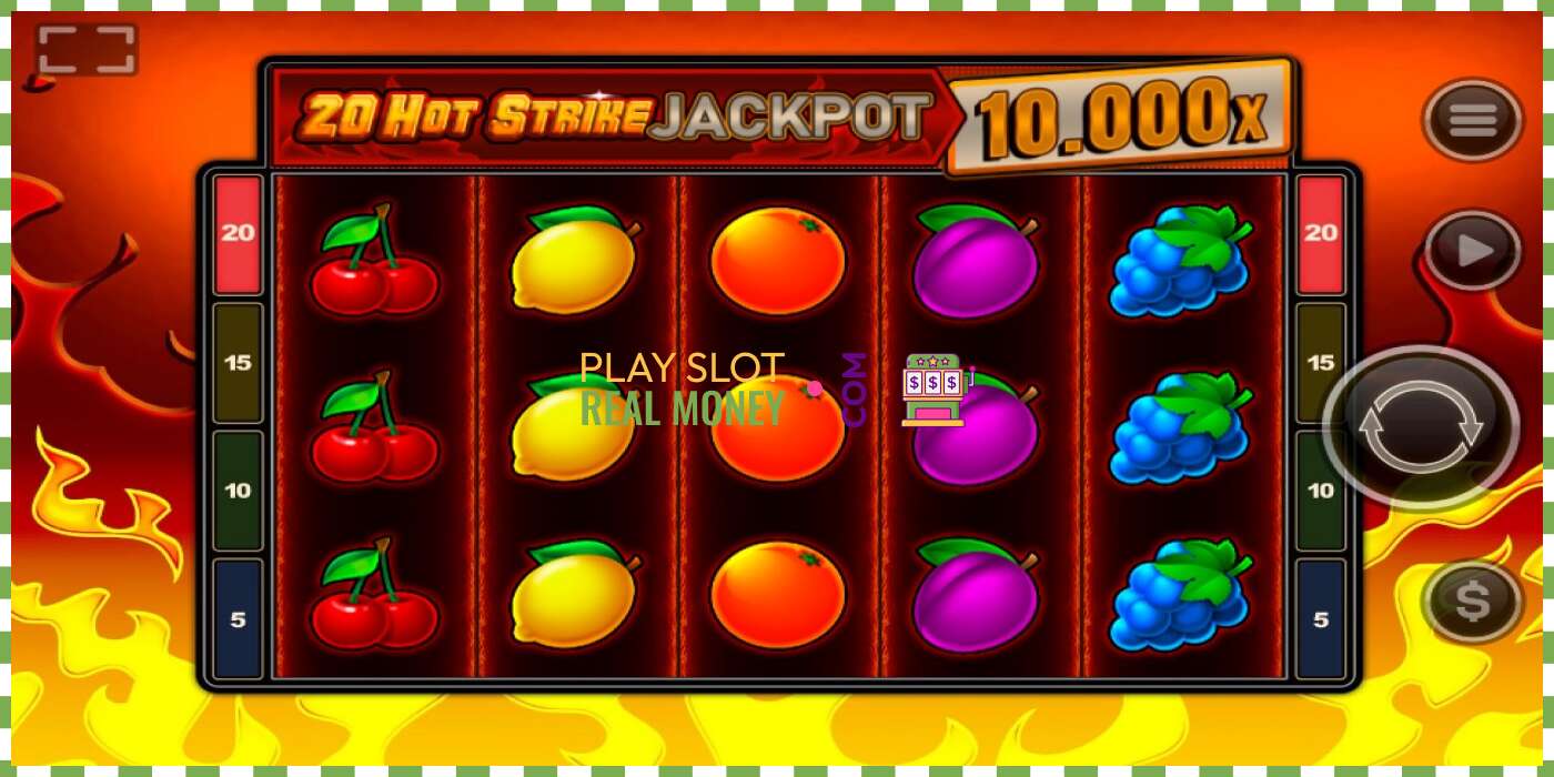 Слот 20 Hot Strike Jackpot на реальные деньги, картинка - 1