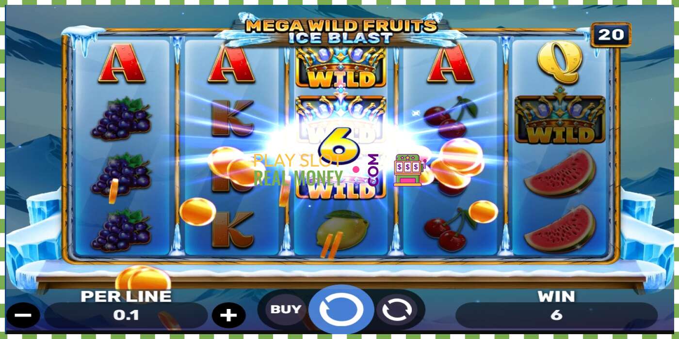 Слот Mega Wild Fruits - Ice Blast на реальные деньги, картинка - 2