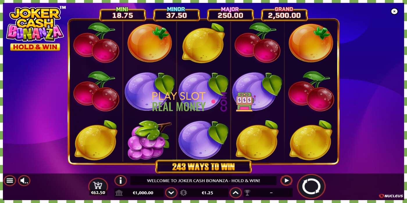 Слот Joker Cash Bonanza - Hold & Win на реальные деньги, картинка - 1