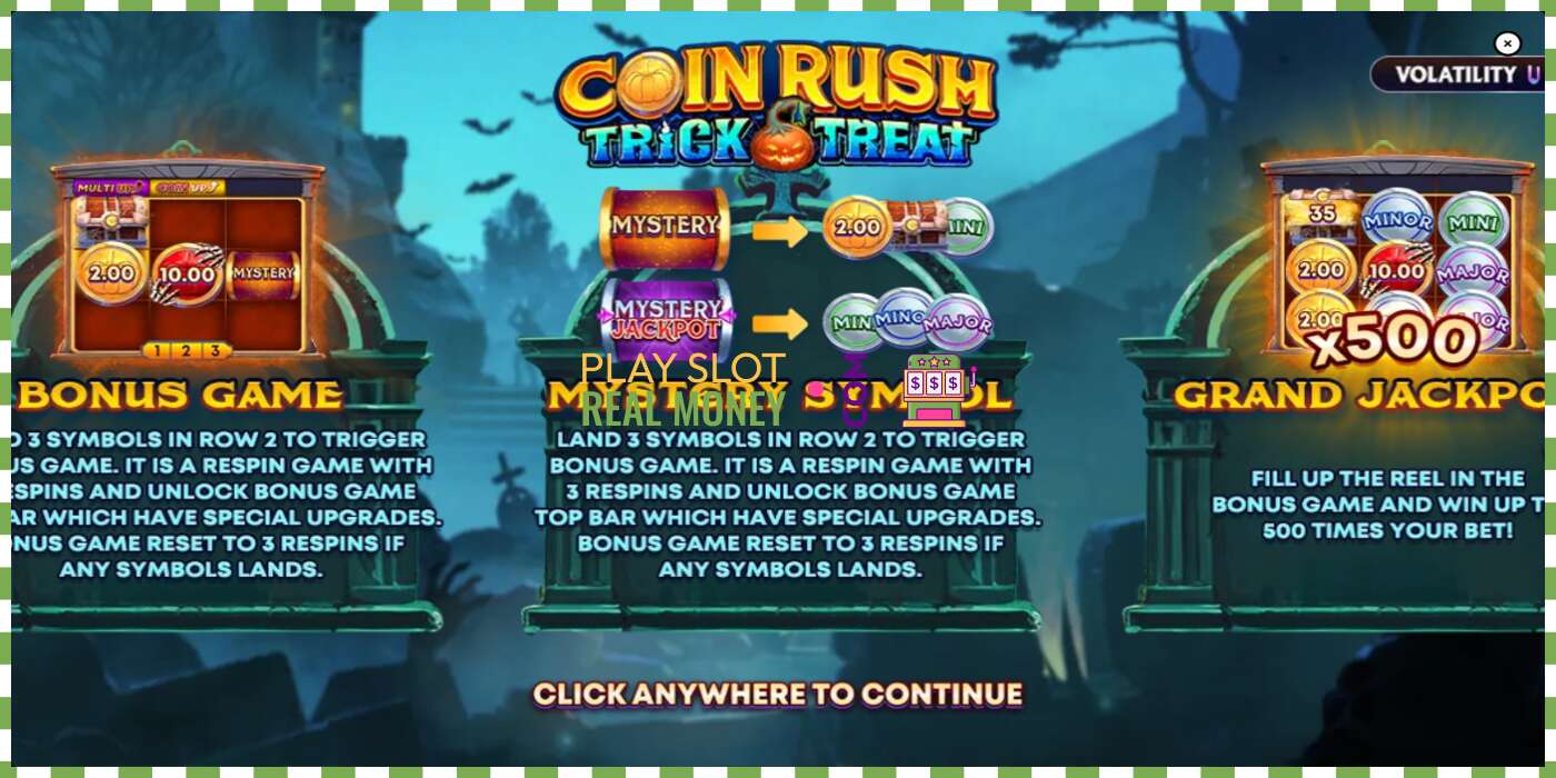 Слот Coin Rush: Trick o Treat на реальные деньги, картинка - 1