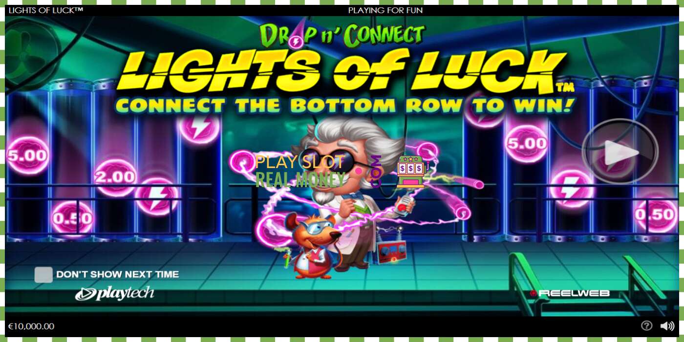 Слот Lights of Luck на реальные деньги, картинка - 1