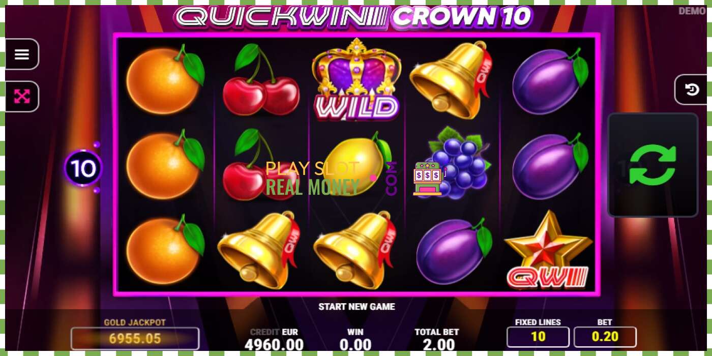 Слот Quick Win Crown 10 на реальные деньги, картинка - 2