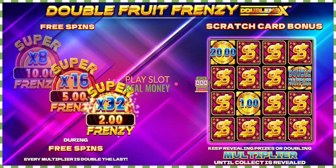 Слот Double Fruit Frenzy DoubleMax на реальные деньги, картинка - 3