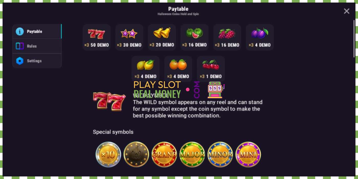 Слот Halloween Coins Hold and Spin на реальные деньги, картинка - 4