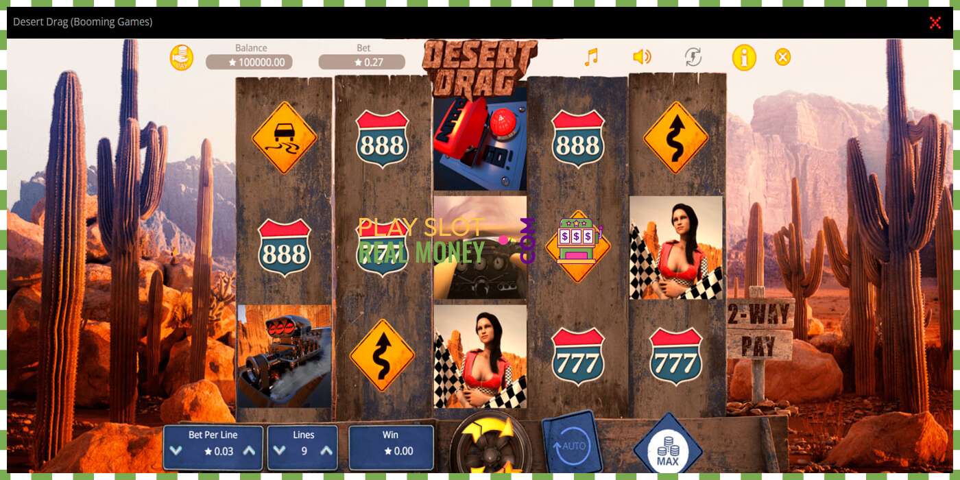 Slot Desert Drag za skutočné peniaze, obrázok - 1