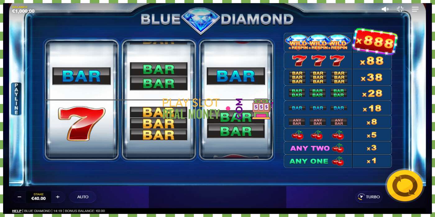 Slot Blue Diamond for real money, picture - 2