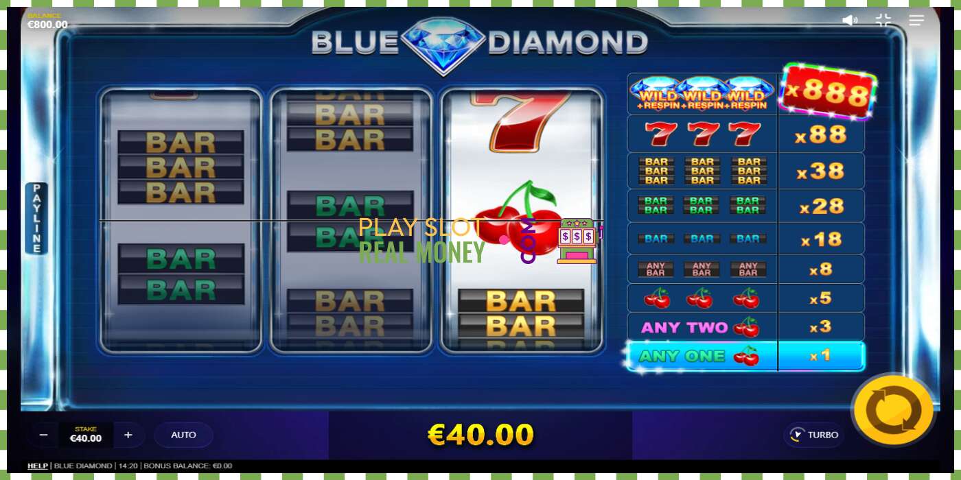 Slot Blue Diamond for real money, picture - 3