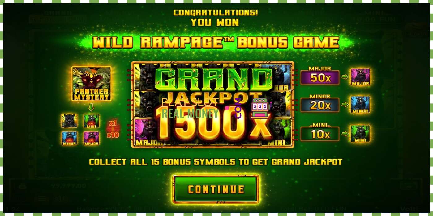 Слот Mighty Wild: Panther Grand Gold Edition Halloween Jackpots на реальные деньги, картинка - 3