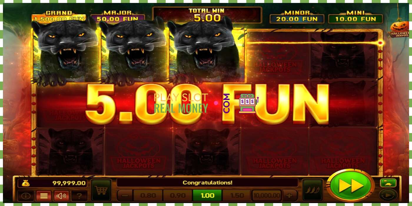 Слот Mighty Wild: Panther Grand Gold Edition Halloween Jackpots на реальные деньги, картинка - 4