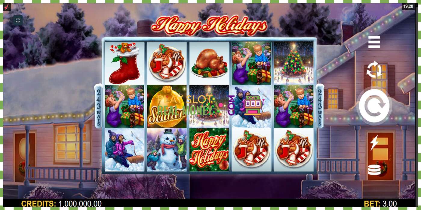 Slot Happy Holidays por dinheiro real, foto - 1