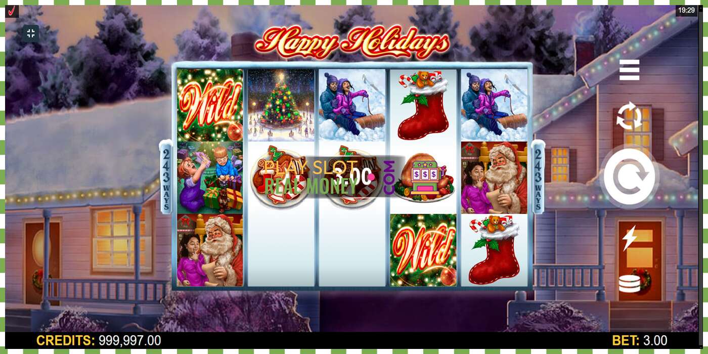 Slot Happy Holidays por dinheiro real, foto - 2