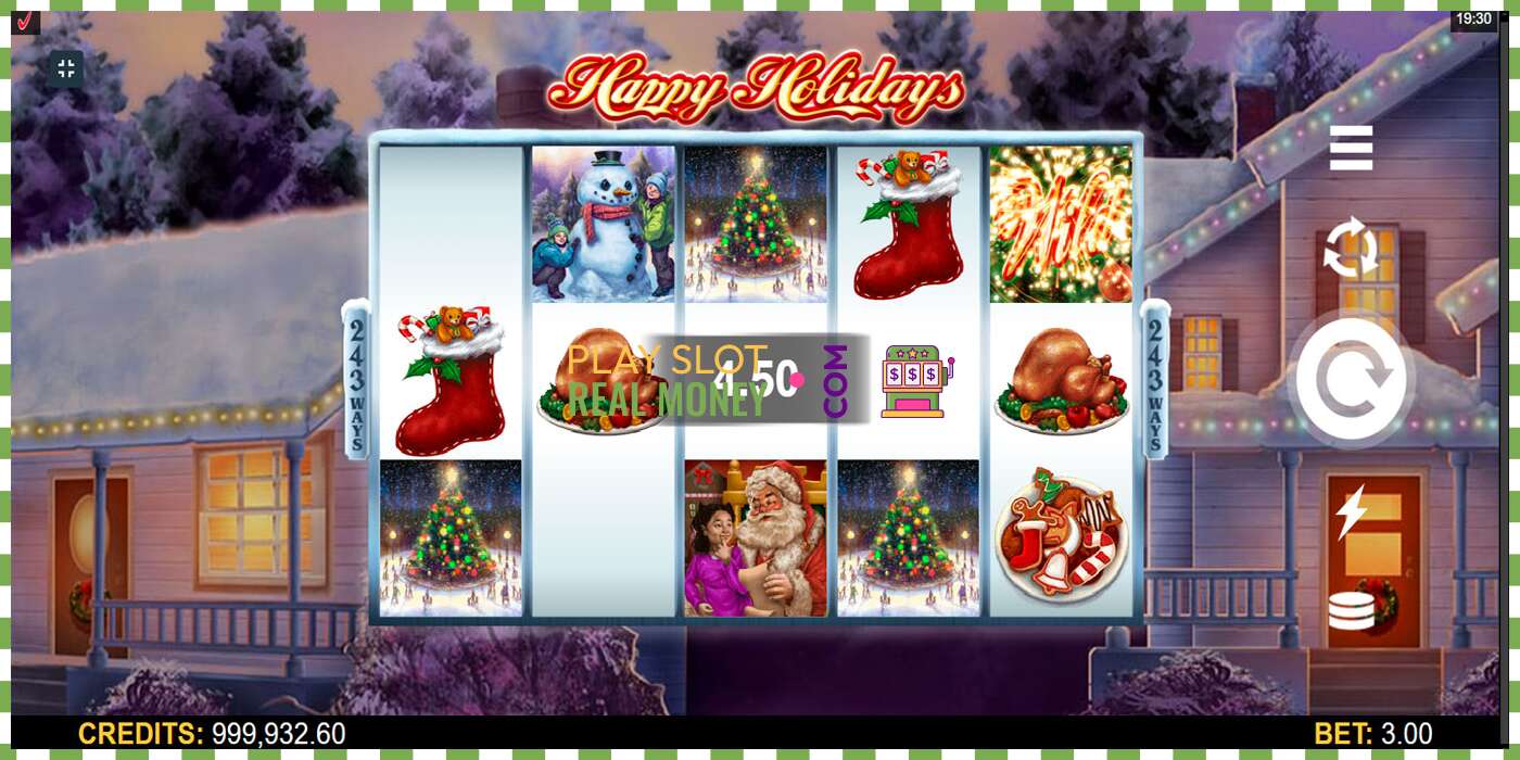 Slot Happy Holidays por dinheiro real, foto - 3