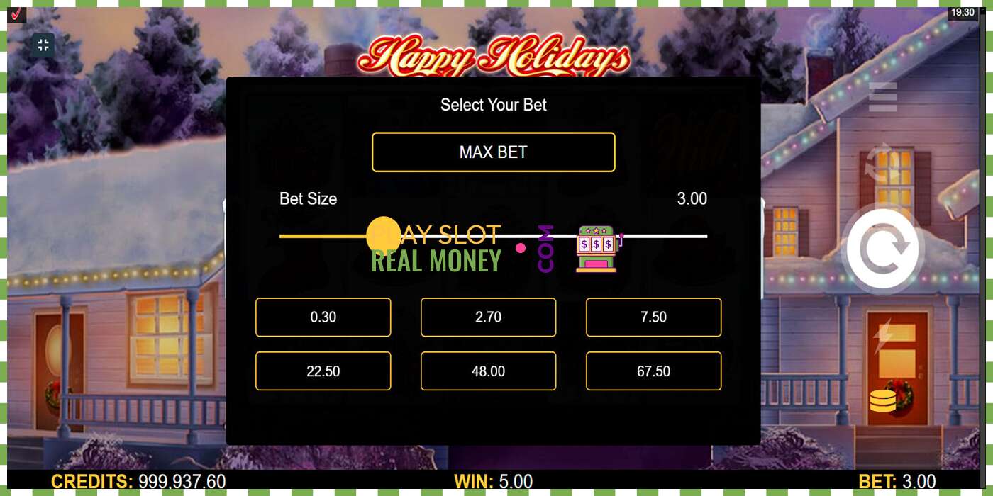 Slot Happy Holidays por dinheiro real, foto - 5