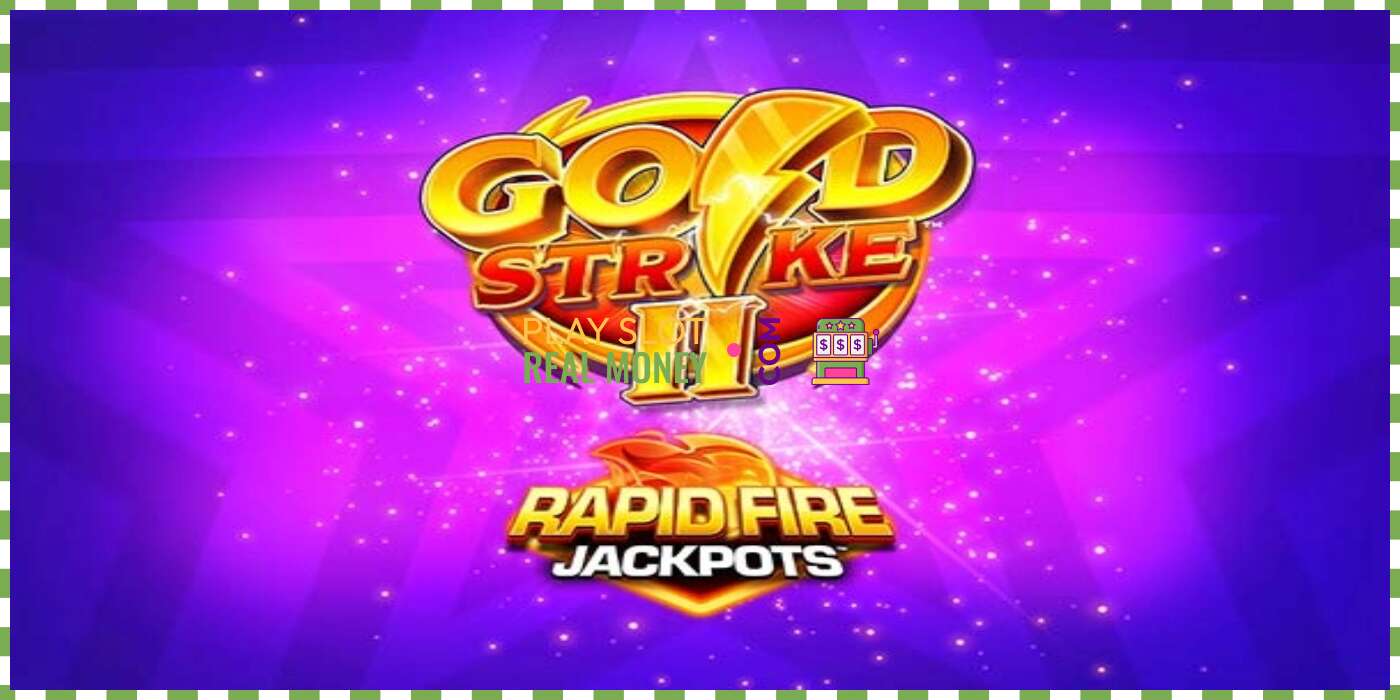 Слот Gold Strike II Rapid Fire Jackpots на реальные деньги, картинка - 1