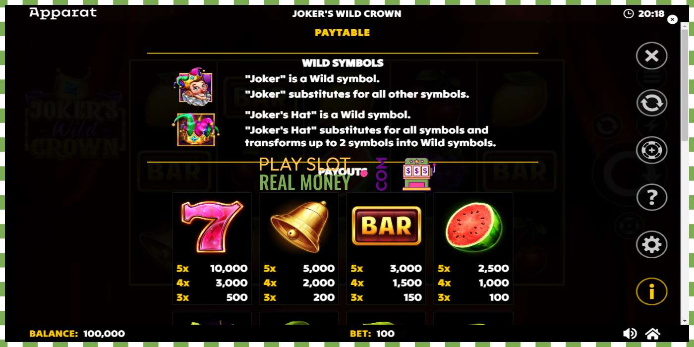 Слот Jokers Wild Crown Diamond Treasures на реальные деньги, картинка - 5