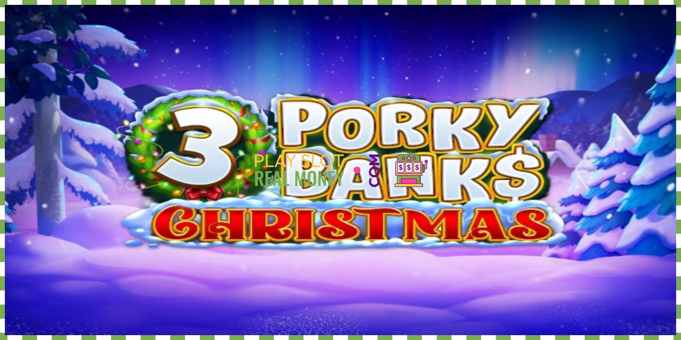 Слот 3 Porky Banks Christmas на реальные деньги, картинка - 1