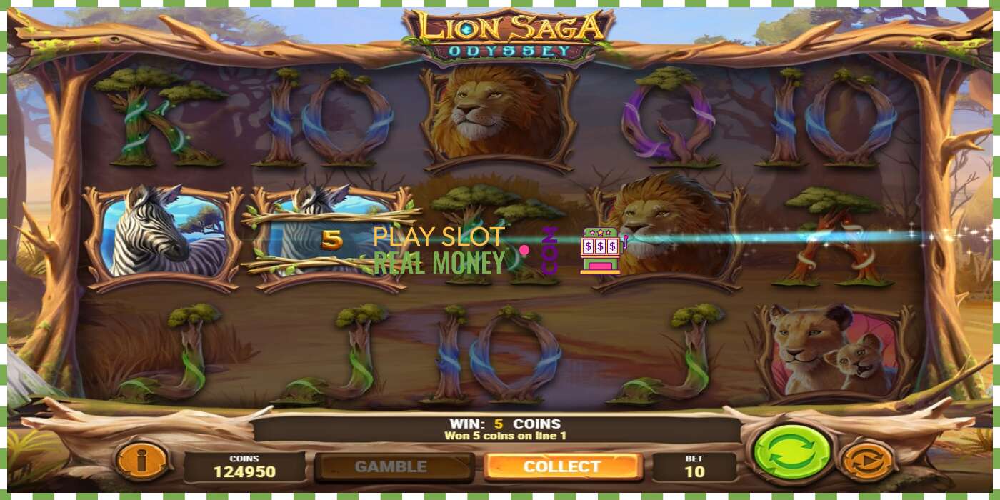 Слот Lion Saga Odyssey на реальные деньги, картинка - 2