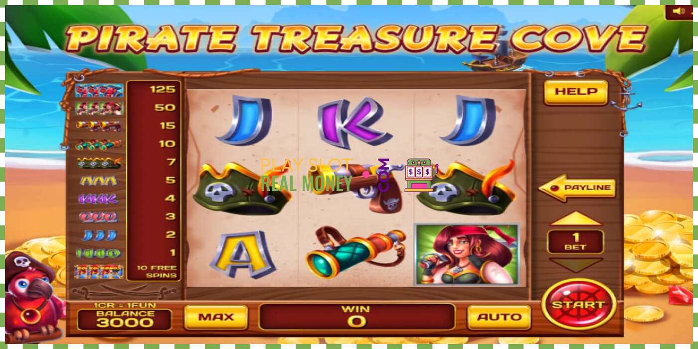 Слот Pirate Treasure Cove Pull Tabs на реальные деньги, картинка - 1