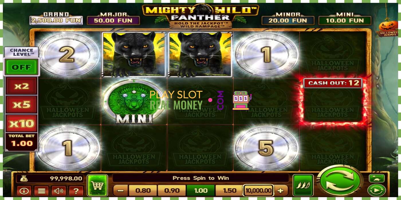 สล็อต Mighty Wild: Panther Grand Platinum Edition Halloween Jackpots เพื่อเงินจริงรูปภาพ - 2