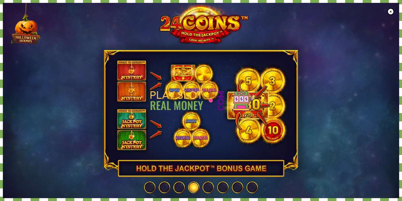 Слот 24 Coins Halloween Jackpots на реальные деньги, картинка - 1