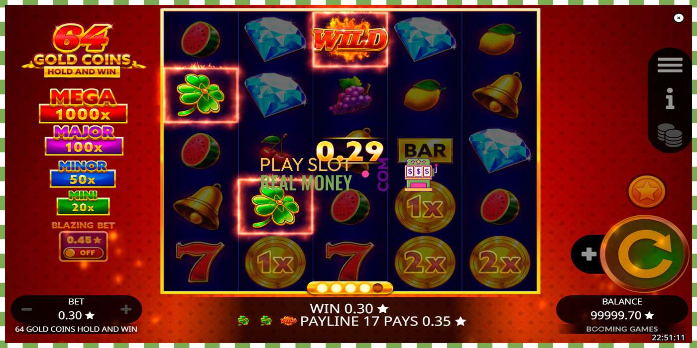 Слот 64 Gold Coins Hold and Win на реальные деньги, картинка - 2