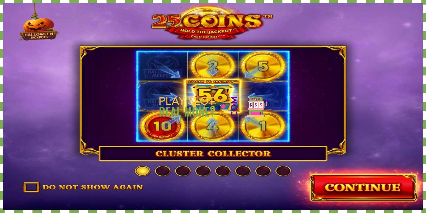 Слот 25 Coins Halloween Jackpots на реальные деньги, картинка - 1