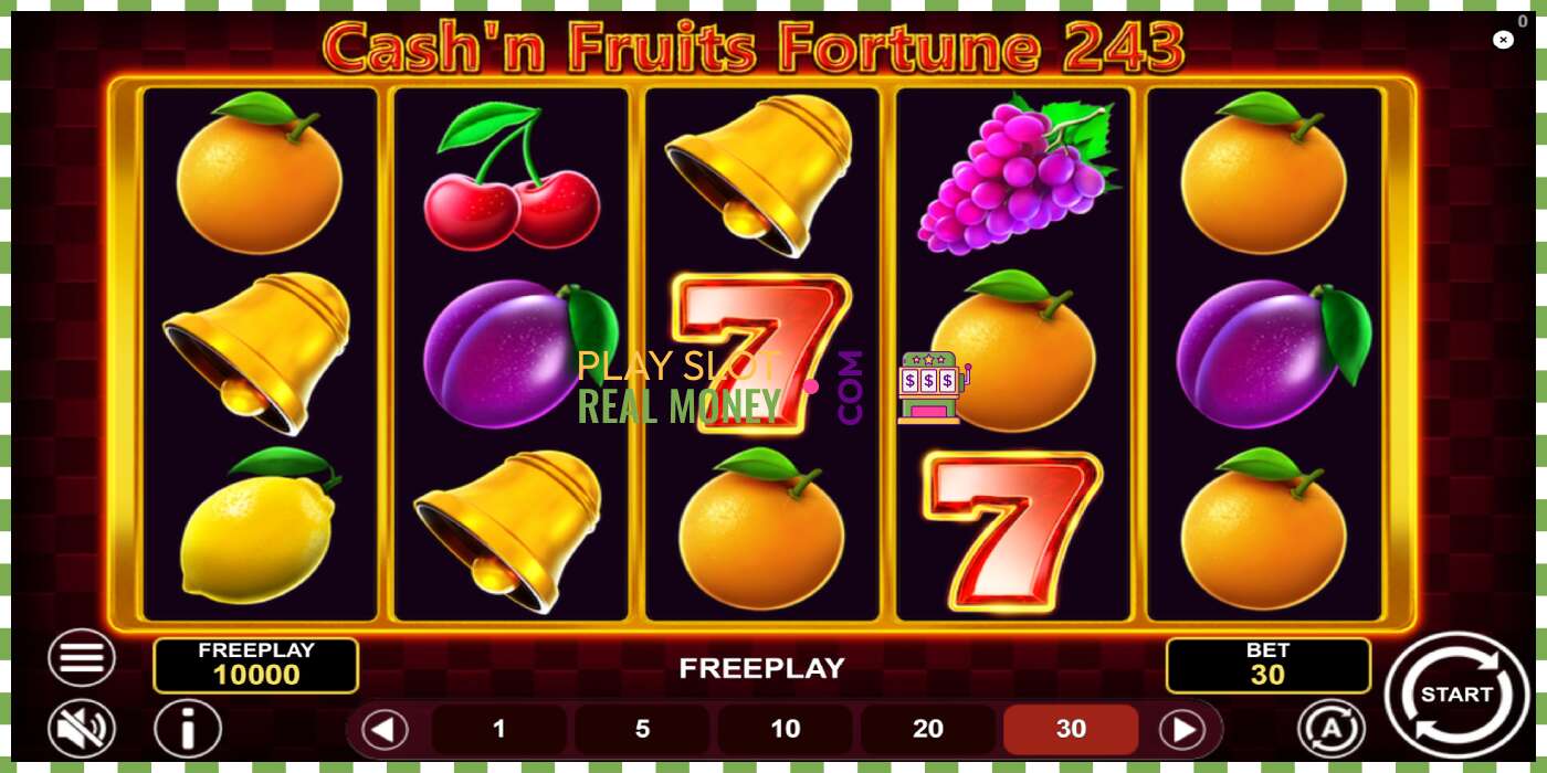 Слот Cashn Fruits Fortune 243 на реальные деньги, картинка - 2