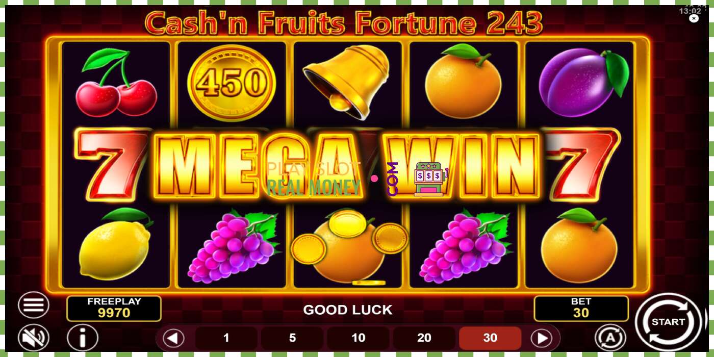 Слот Cashn Fruits Fortune 243 на реальные деньги, картинка - 3