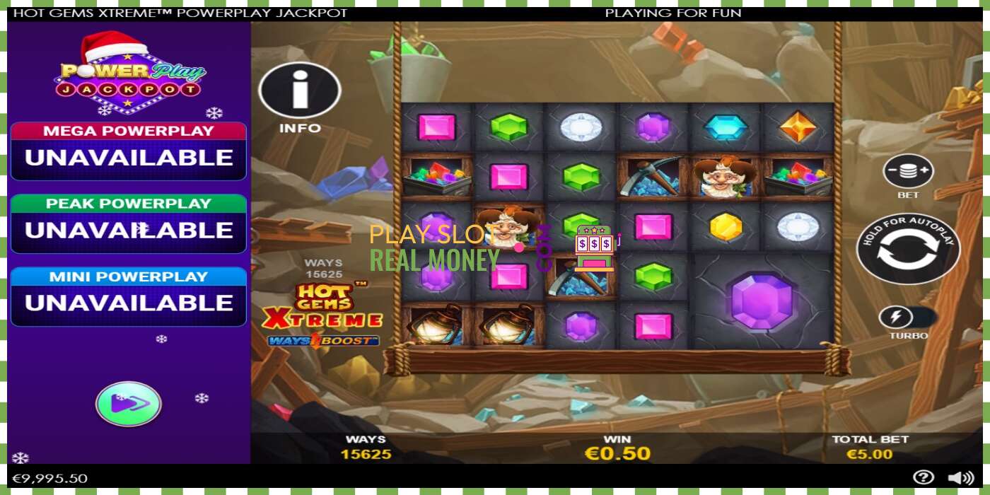 Slot Hot Gems Xtreme PowerPlay Jackpot za skutočné peniaze, obrázok - 2