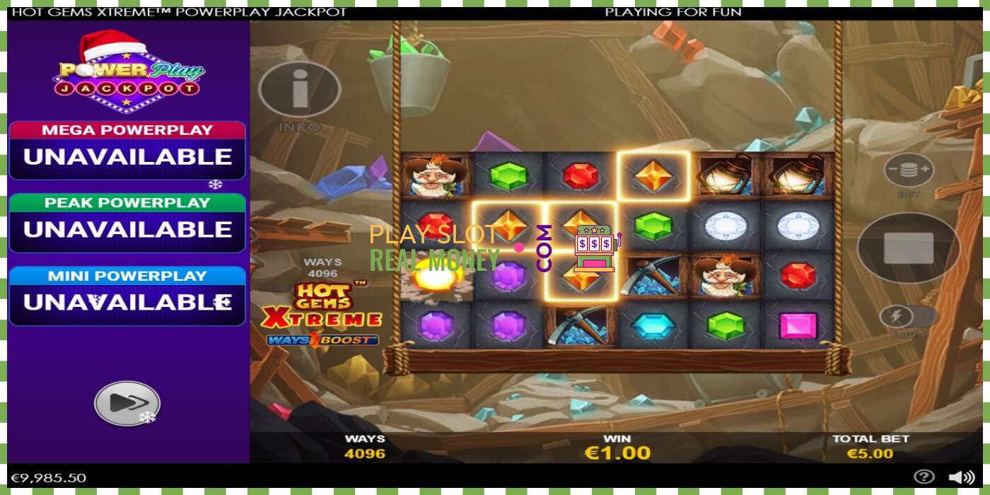 Slot Hot Gems Xtreme PowerPlay Jackpot za skutočné peniaze, obrázok - 3