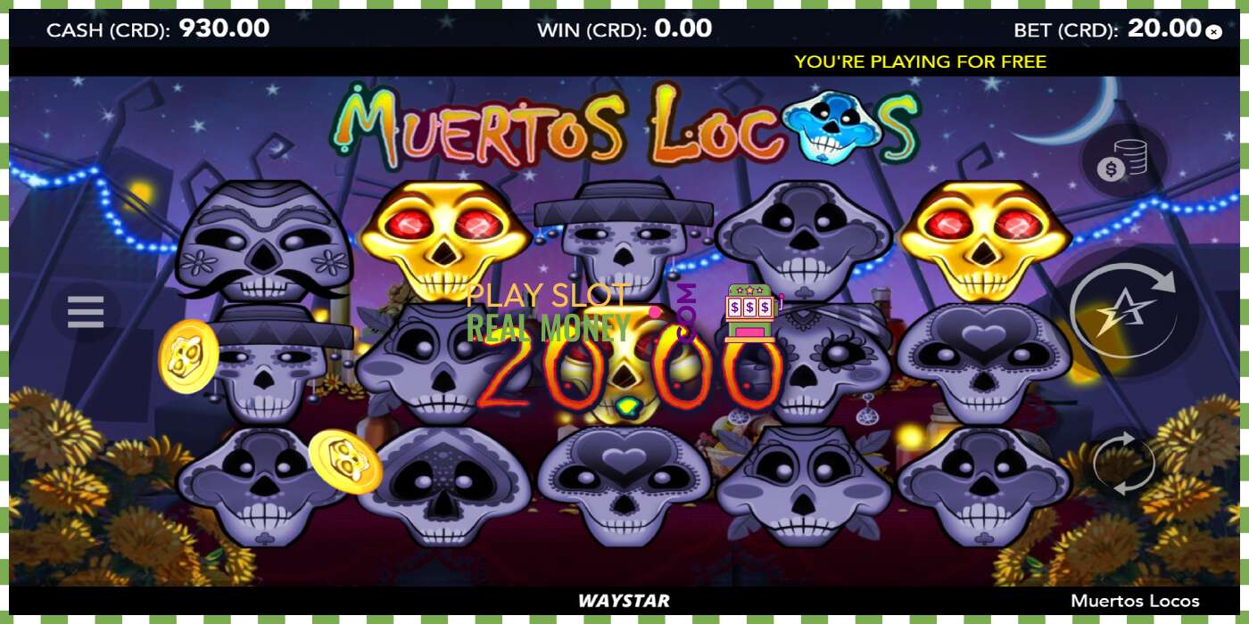 Slot Muertos Locos za skutočné peniaze, obrázok - 2