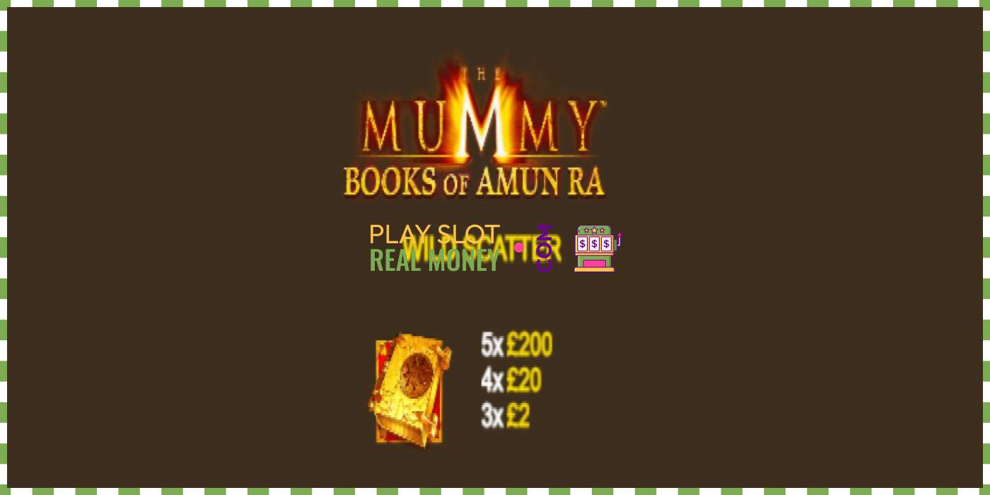 Слот The Mummy Books of Amun Ra на реальные деньги, картинка - 5