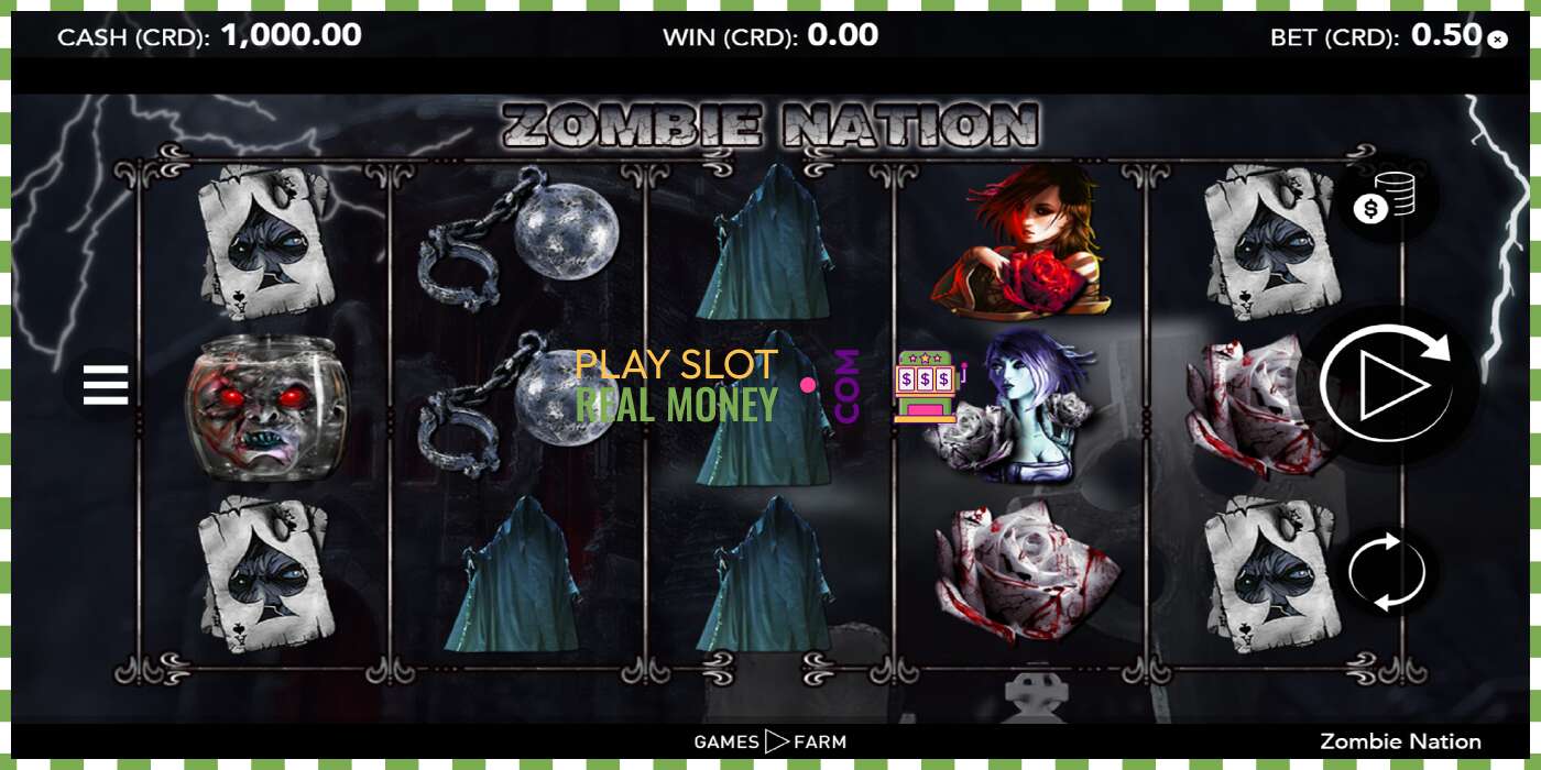 Սլոտ Zombie Nation իրական փողի դիմաց, նկար - 1