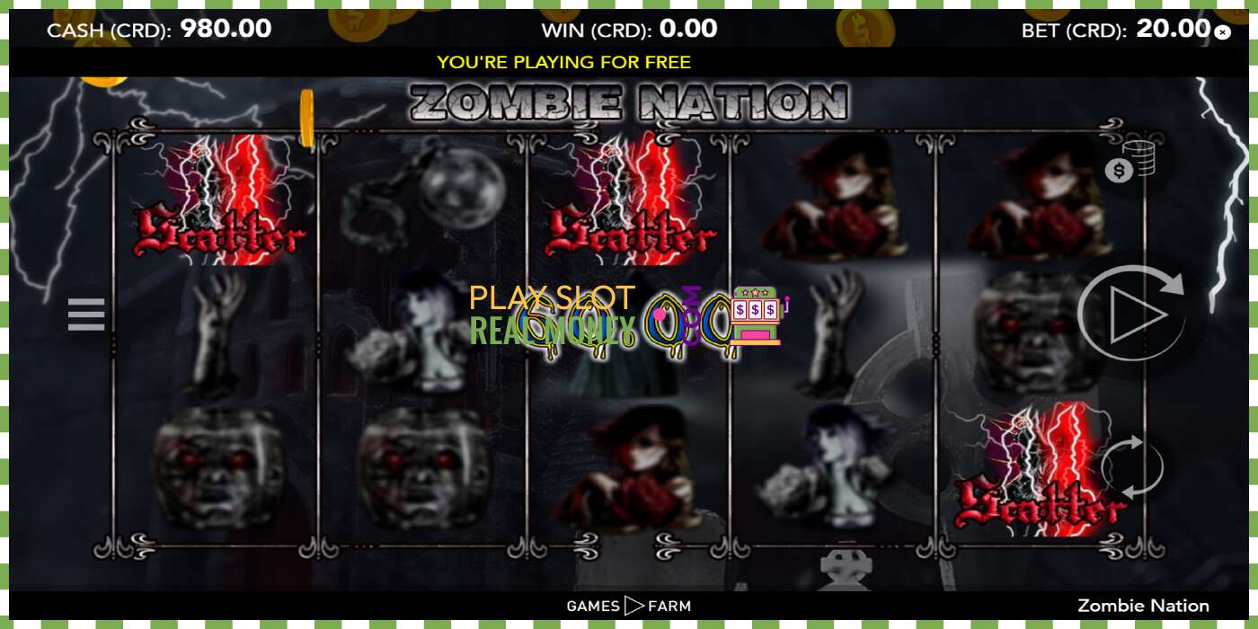 Slot Zombie Nation for rigtige penge, billede - 2