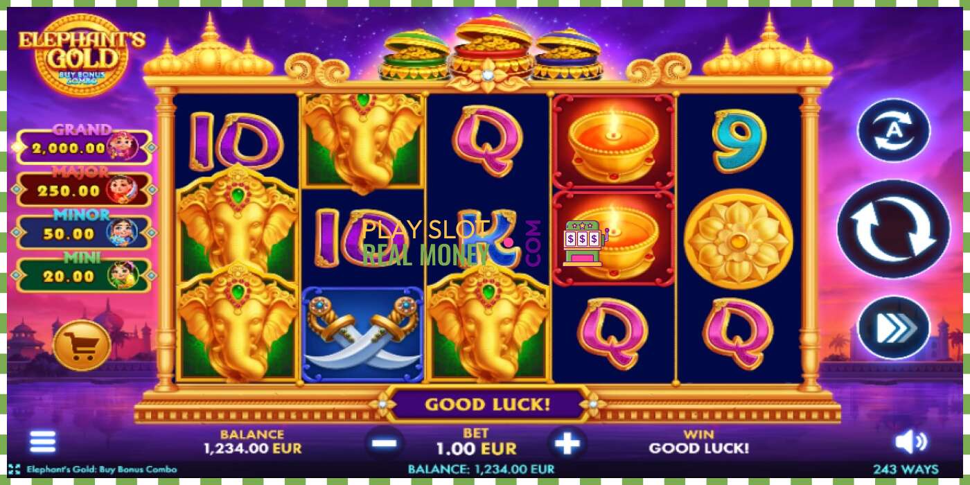 สล็อต Elephants Gold Buy Bonus Combo เพื่อเงินจริงรูปภาพ - 1