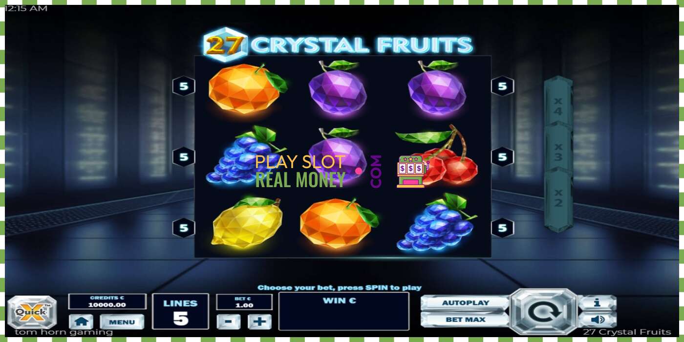 Слот 27 Crystal Fruits на реальные деньги, картинка - 2