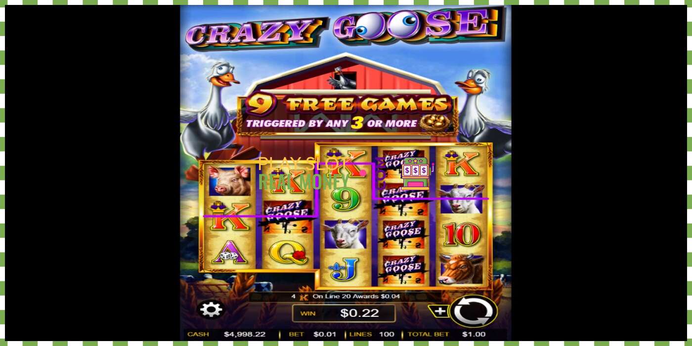 Slot Crazy Goose za skutočné peniaze, obrázok - 2