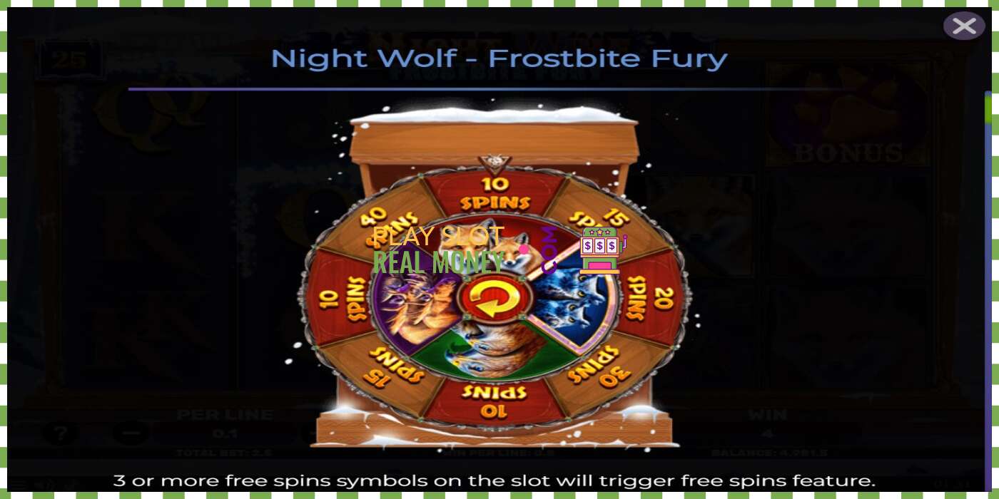 Слот Night Wolf - Frostbite Fury на реальные деньги, картинка - 4