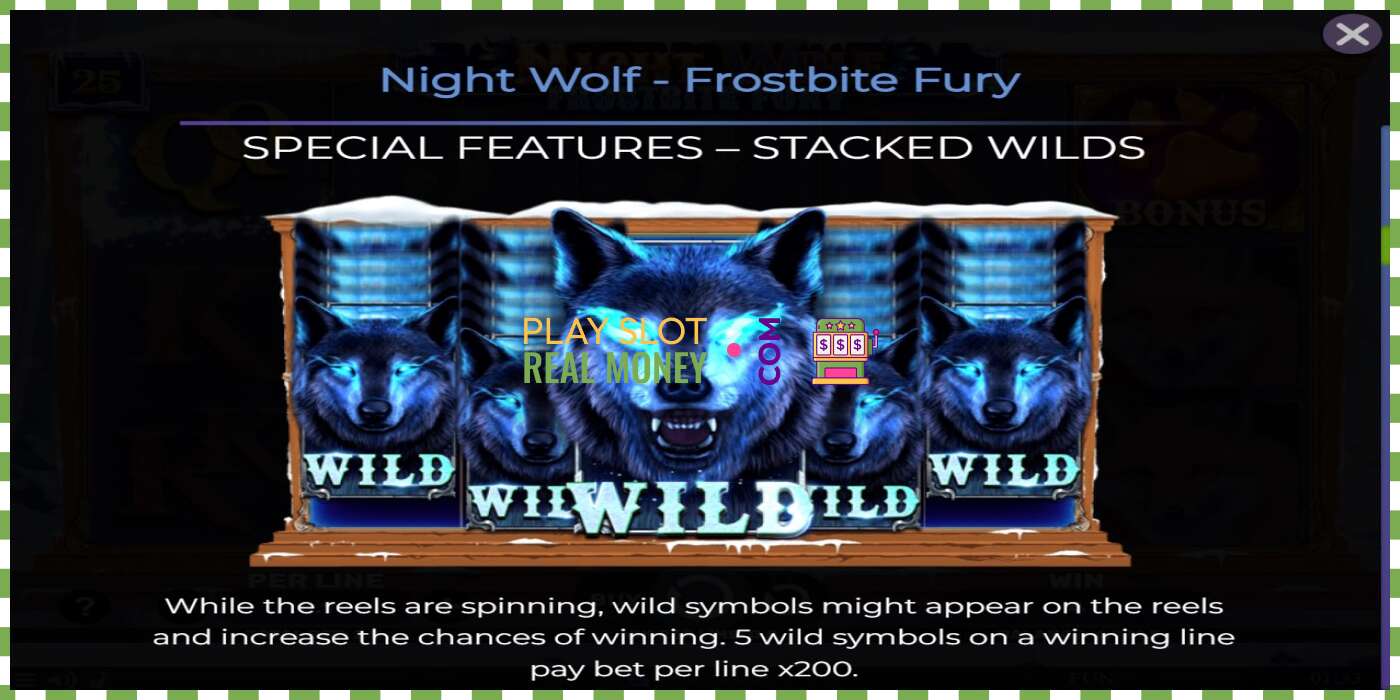 Слот Night Wolf - Frostbite Fury на реальные деньги, картинка - 6