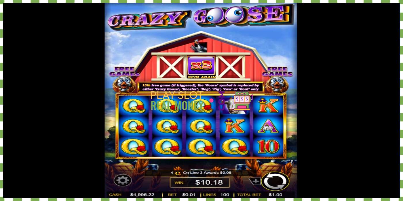 Slot Crazy Goose za skutočné peniaze, obrázok - 4