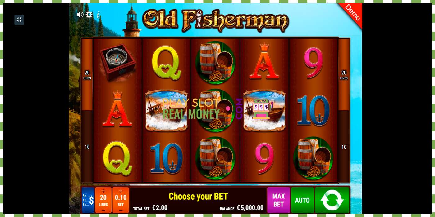 Slot Old Fisherman haqiqiy pul uchun, rasm - 1