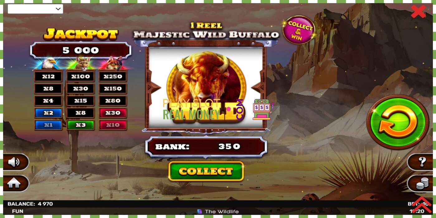 Слот 1 Reel Majestic Wild Buffalo на реальные деньги, картинка - 4