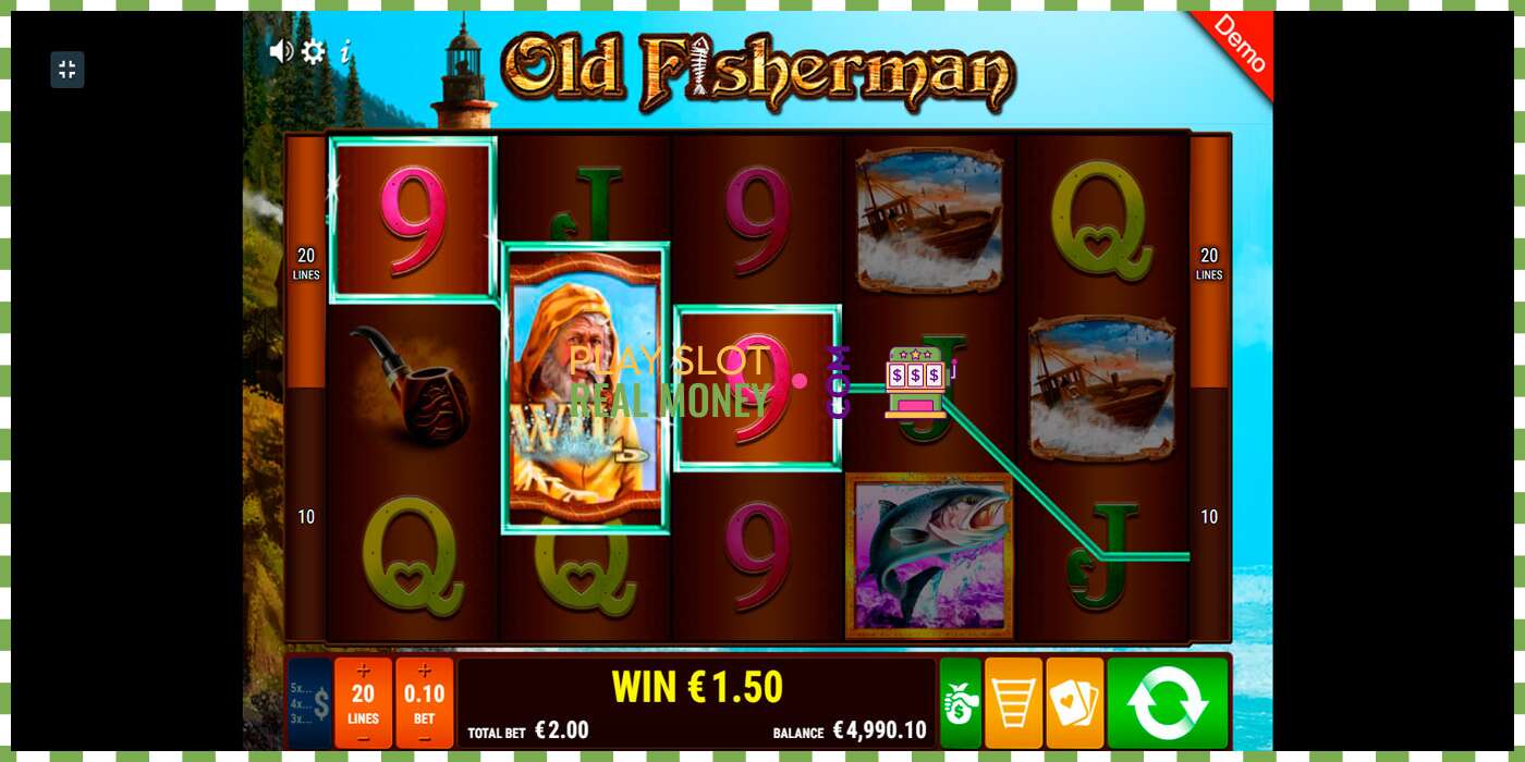 Slot Old Fisherman haqiqiy pul uchun, rasm - 4