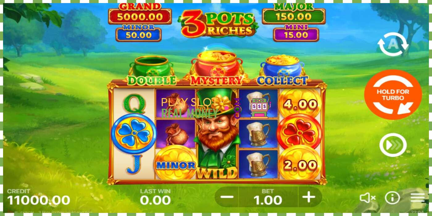 Слот 3 Pots Riches: Hold and Win на реальные деньги, картинка - 1